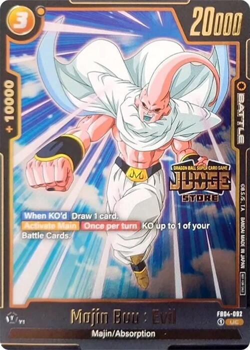 Majin Buu : Evil (FB04-092) (Judge Pack 03) [Fusion World Tournament Cards] | Total Play