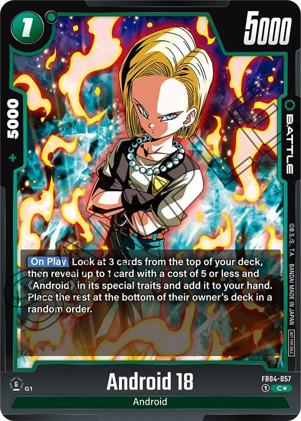 Android 18 (Tournament Pack 05) [Fusion World Tournament Cards] | Total Play