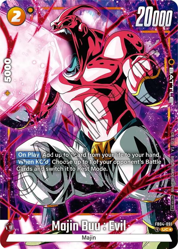 Majin Buu : Evil (FB04-091) (Tournament Pack -Winner- 05) [Fusion World Tournament Cards] | Total Play