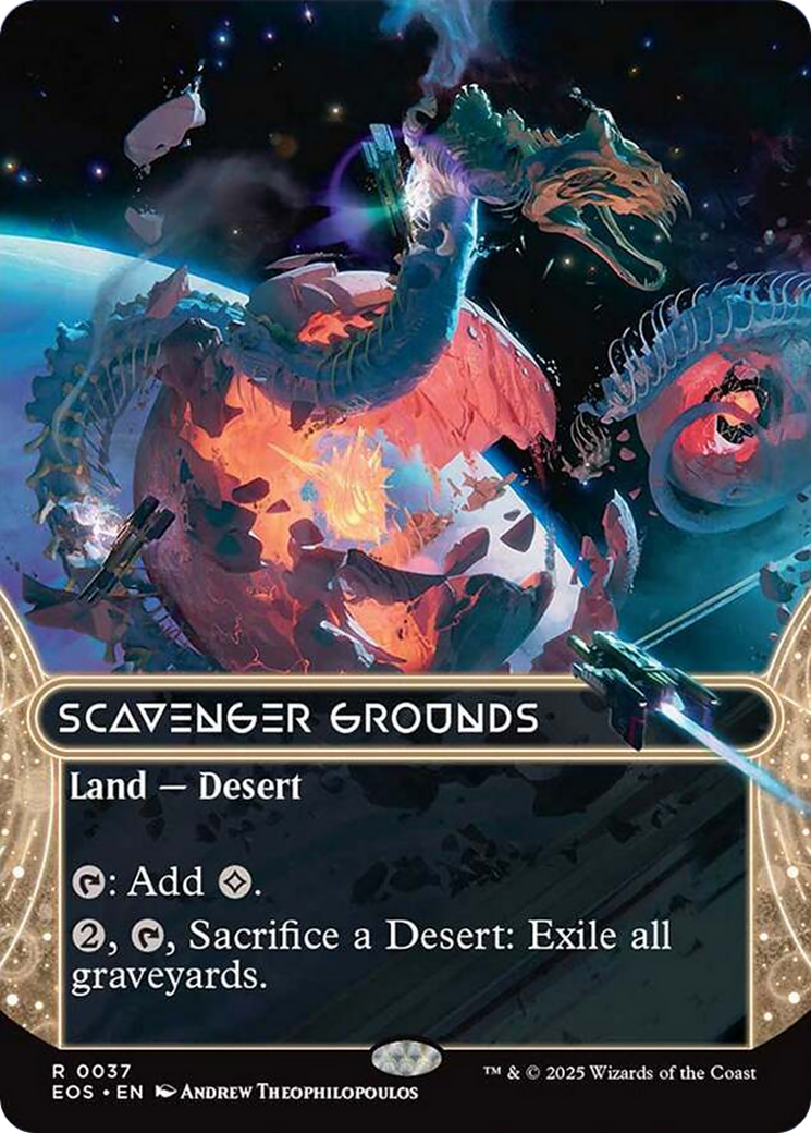 Scavenger Grounds (0037) (Borderless) [Edge of Eternities: Stellar Sights] | Total Play
