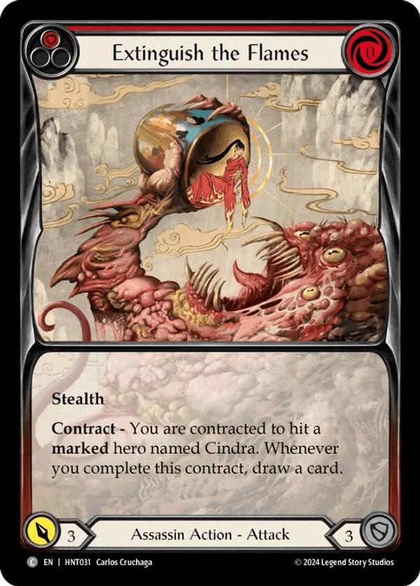 Extinguish the Flames [HNT031] (The Hunted)  Rainbow Foil | Total Play