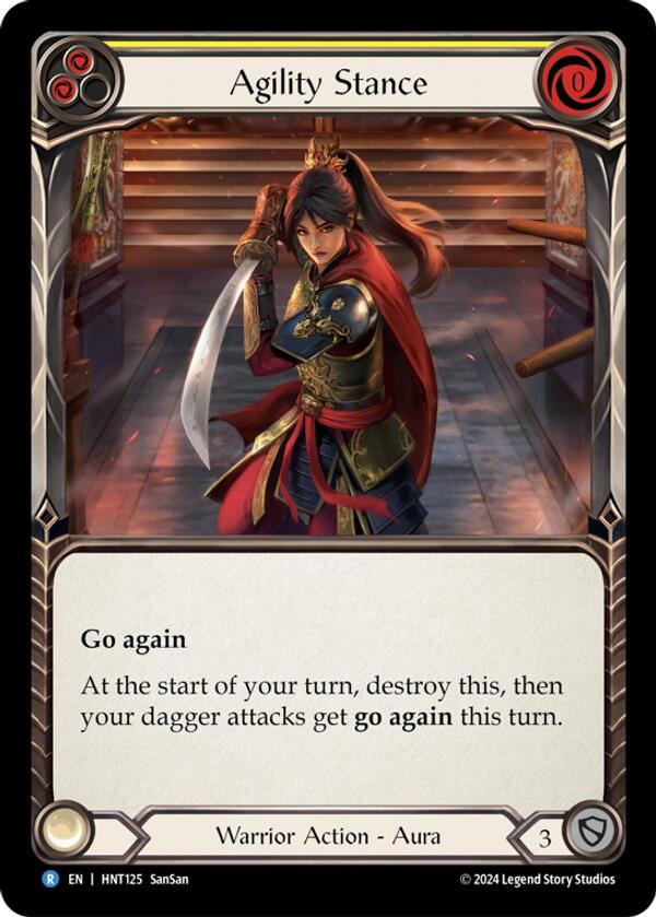 Agility Stance [HNT125] (The Hunted)  Rainbow Foil | Total Play