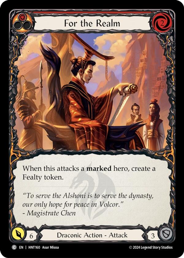 For the Realm [HNT160] (The Hunted)  Rainbow Foil | Total Play