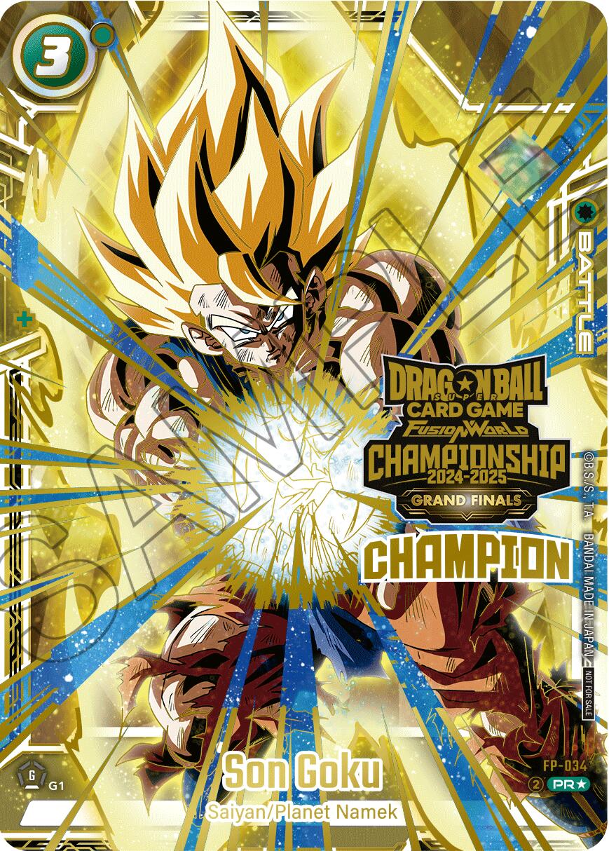 Son Goku (FP-034) (Champion) [Tournament and Championship Promos] | Total Play