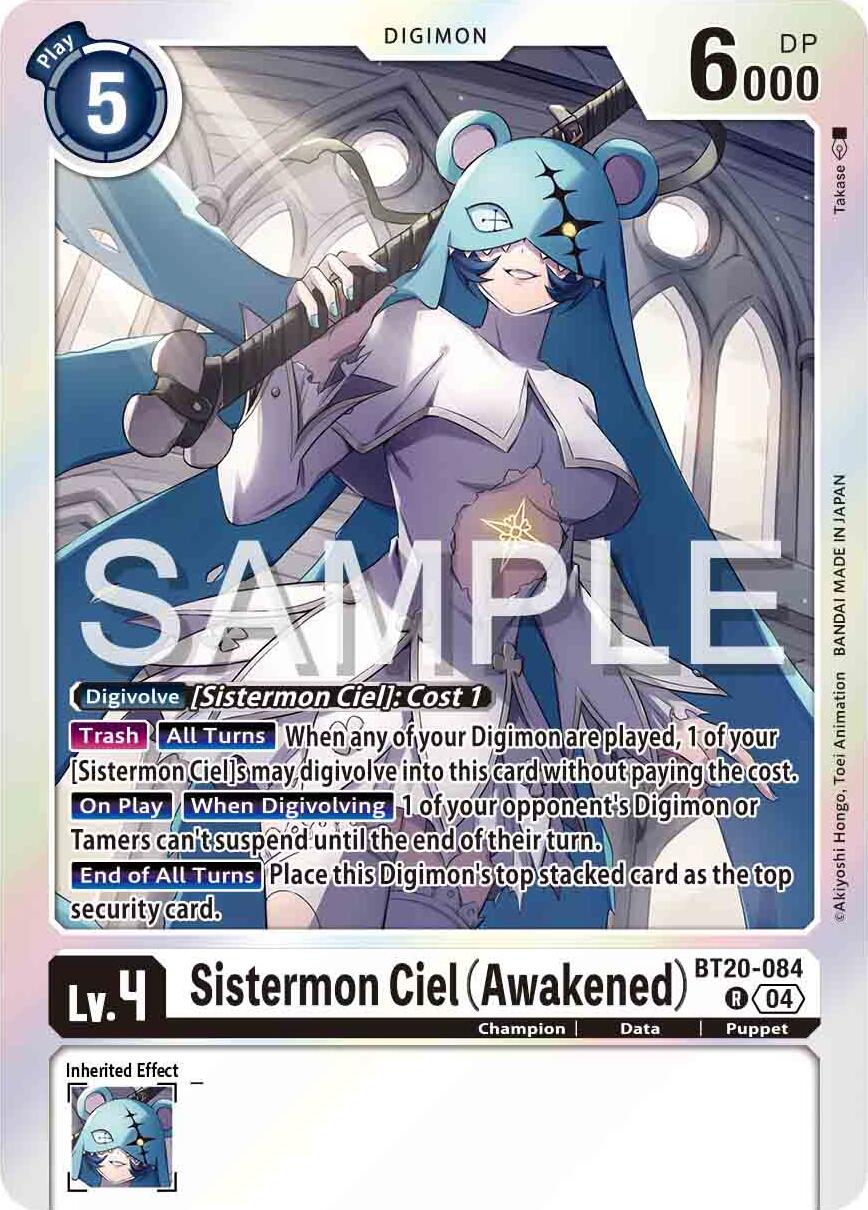 Sistermon Ciel [BT20-084] (Awakened) [Release Special Booster Ver.2.0] | Total Play