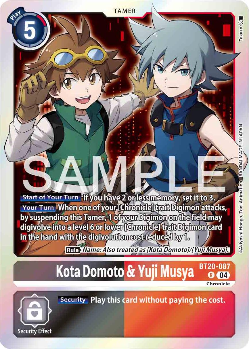 Kota Domoto & Yuji Musya [BT20-087] [Release Special Booster Ver.2.0] | Total Play