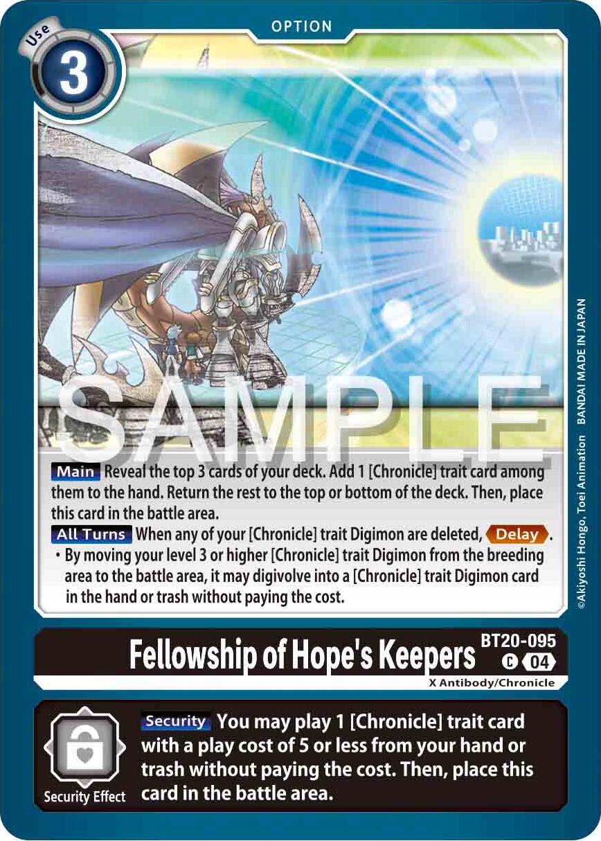 Fellowship of Hope's Keepers [BT20-095] [Release Special Booster 2.0] | Total Play