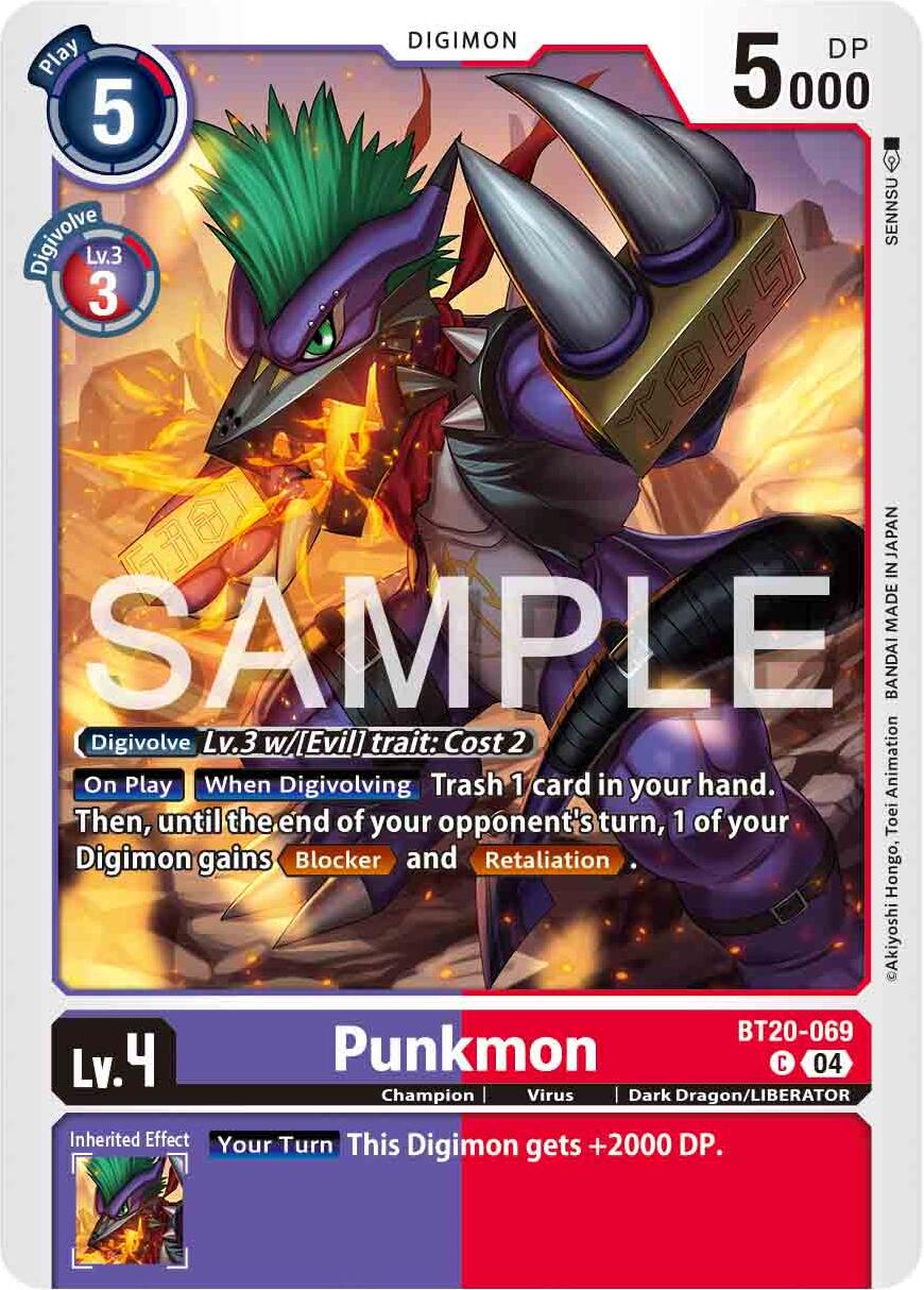 Punkmon [BT20-069] [Release Special Booster 2.0] | Total Play