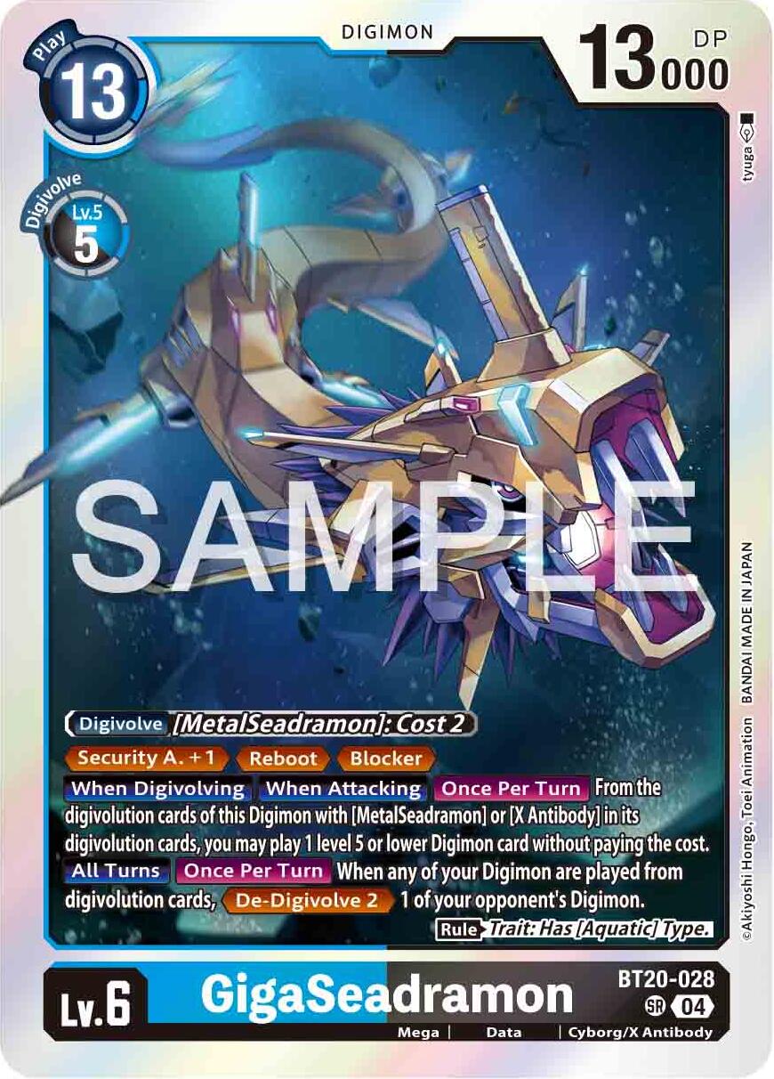 GigaSeadramon [BT20-028] [Release Special Booster 2.0] | Total Play