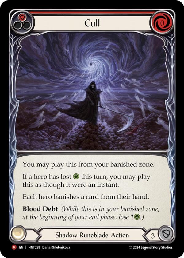 Cull [HNT259] (The Hunted)  Rainbow Foil | Total Play