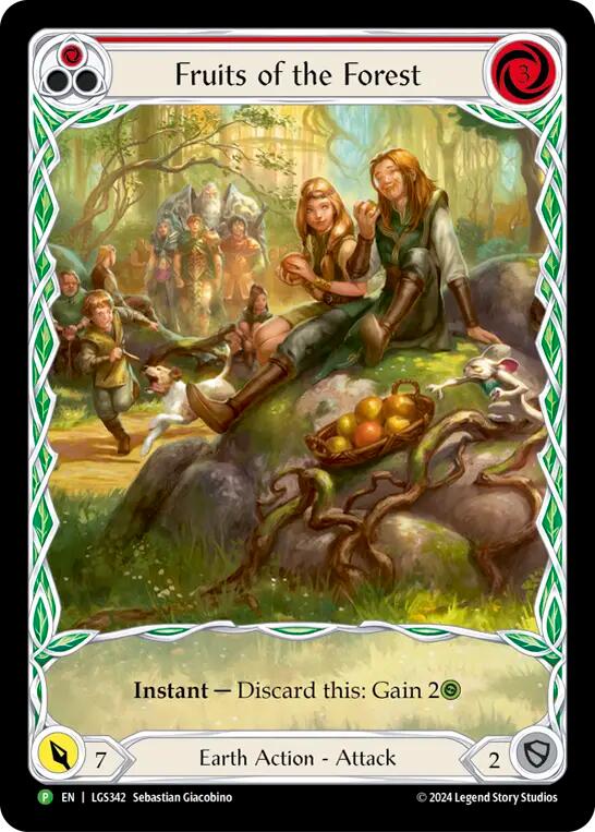 Fruits of the Forest (Red) [LGS342] (Promo)  Rainbow Foil | Total Play