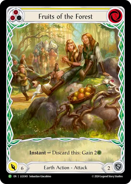 Fruits of the Forest (Yellow) [LGS343] (Promo)  Rainbow Foil | Total Play