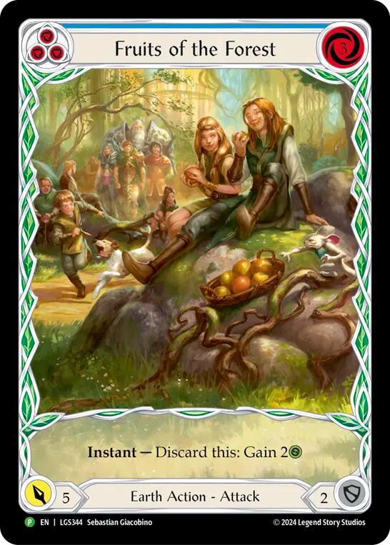 Fruits of the Forest (Blue) [LGS344] (Promo)  Rainbow Foil | Total Play