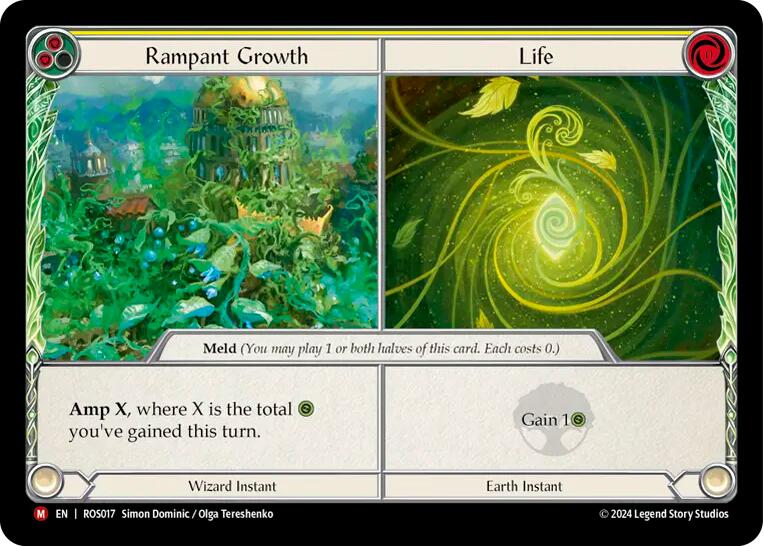 Rampant Growth // Life [LGS341] (Promo)  Cold Foil | Total Play