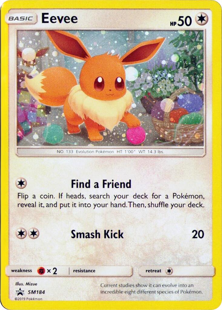 Eevee (SM184) (Cosmos Holo) [Sword & Shield: Black Star Promos] | Total Play