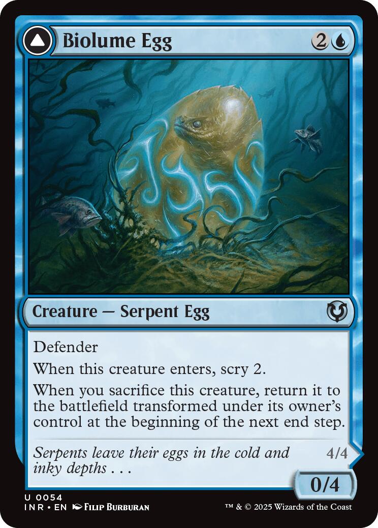 Biolume Egg // Biolume Serpent [Innistrad Remastered] | Total Play