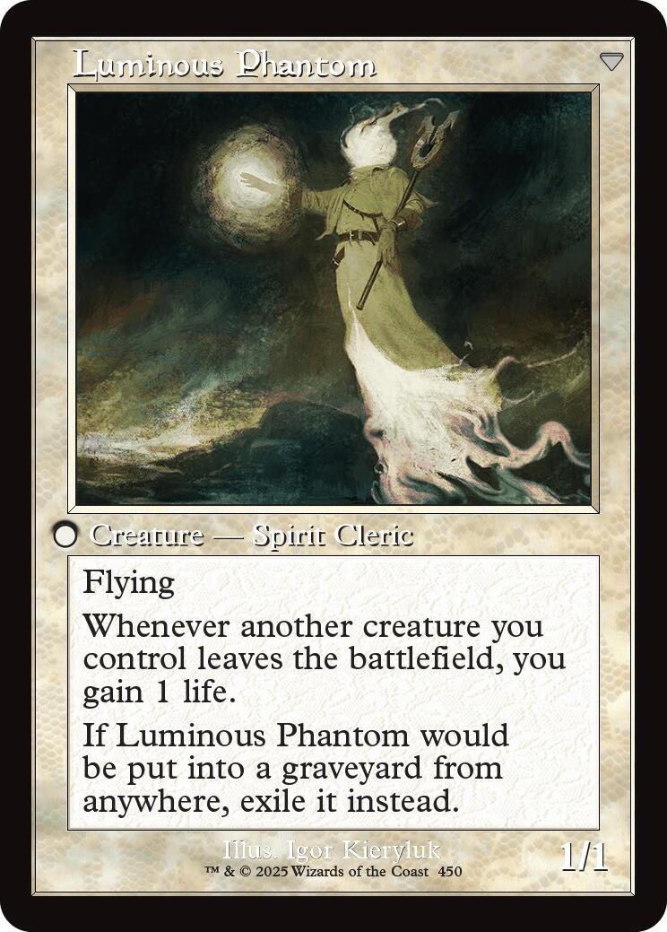 Lunarch Veteran // Luminous Phantom (Retro Frame) [Innistrad Remastered] | Total Play