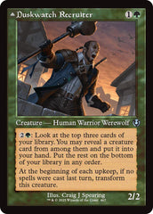 Duskwatch Recruiter // Krallenhorde Howler (Retro Frame) [Innistrad Remastered] | Total Play