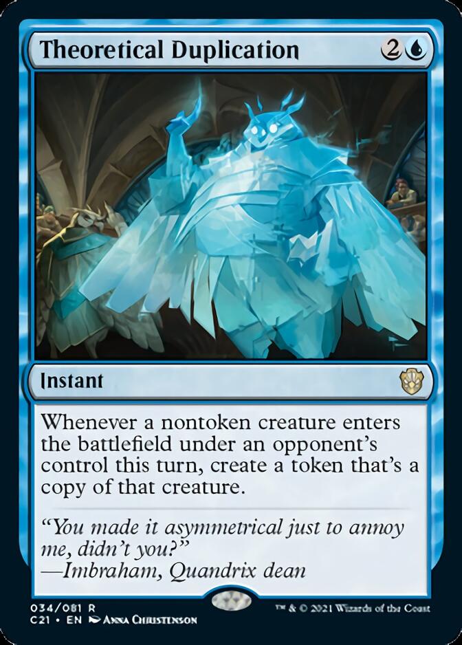 Theoretical Duplication [Commander 2021] | Total Play
