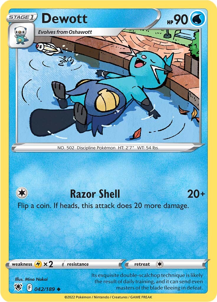 Dewott (042/189) [Sword & Shield: Astral Radiance] | Total Play