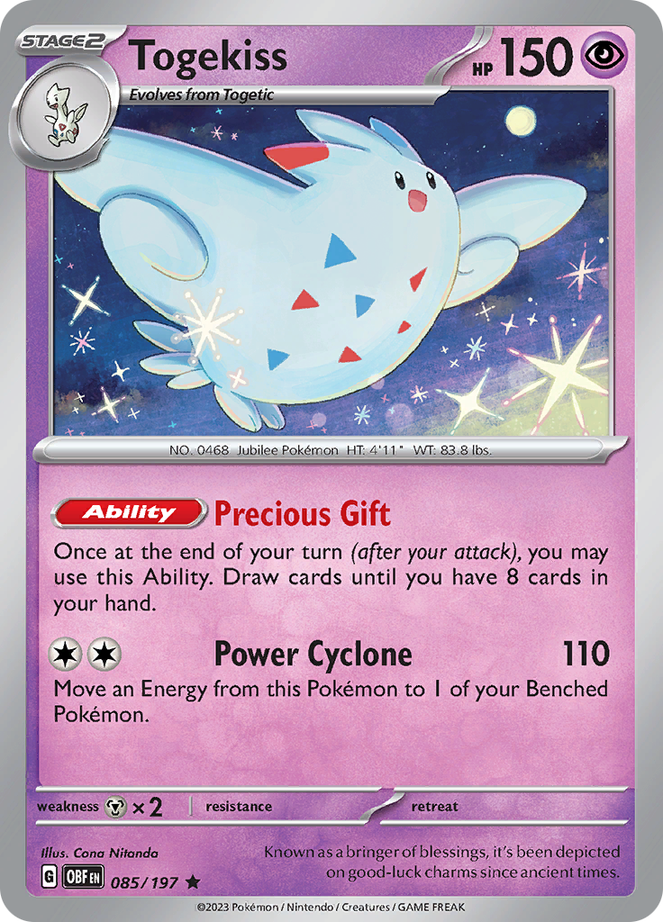 Togekiss (085/197) [Scarlet & Violet: Obsidian Flames] | Total Play