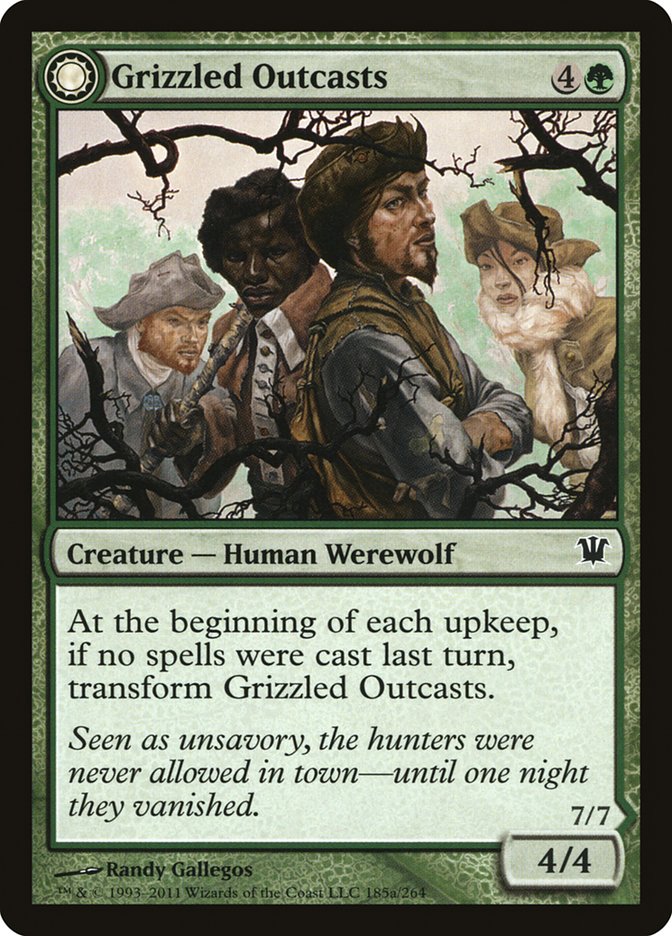 Grizzled Outcasts // Krallenhorde Wantons [Innistrad] | Total Play