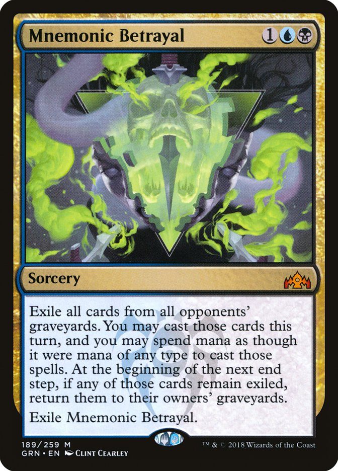 Mnemonic Betrayal [Guilds of Ravnica] | Total Play
