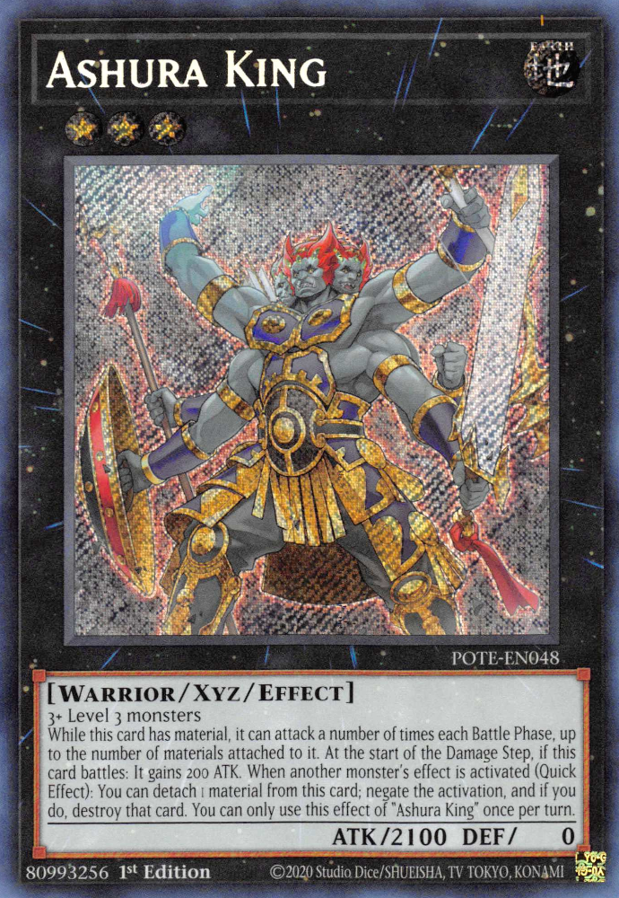 Ashura King [POTE-EN048] Secret Rare | Total Play