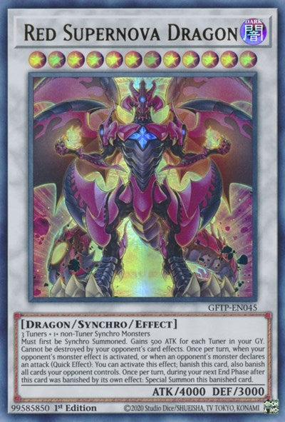 Red Supernova Dragon [GFTP-EN045] Ultra Rare | Total Play