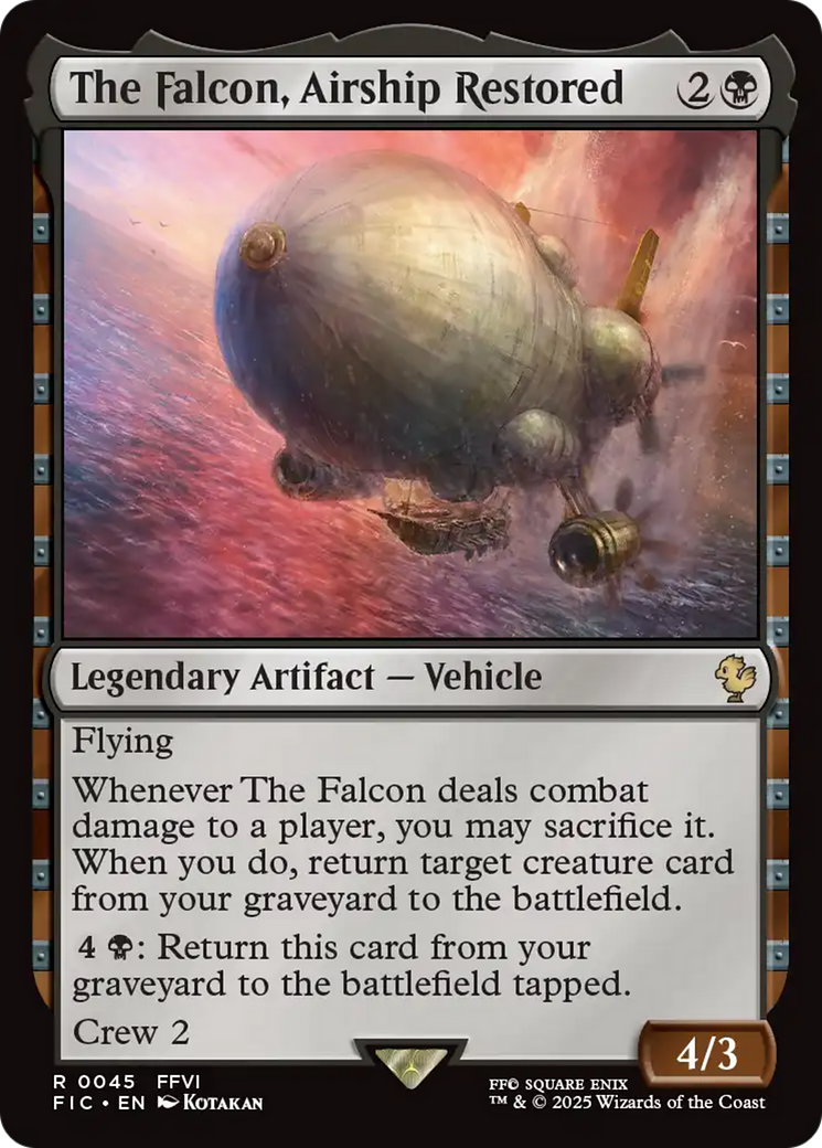 The Falcon, Airship Restored [FINAL FANTASY Commander] | Total Play