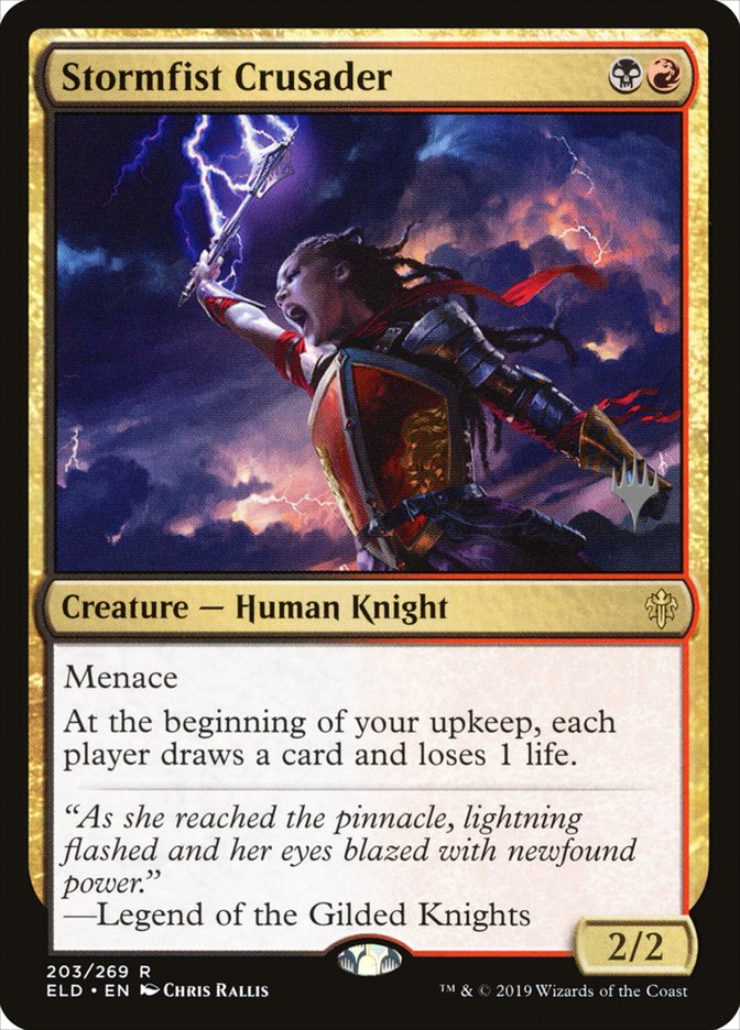 Stormfist Crusader (Promo Pack) [Throne of Eldraine Promos] | Total Play