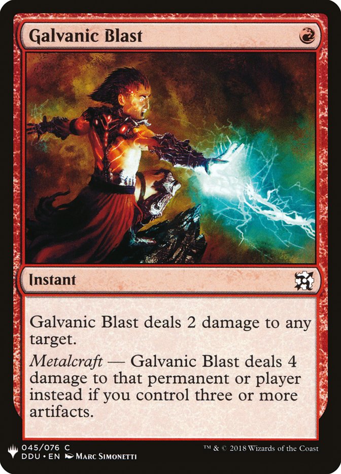 Galvanic Blast [Mystery Booster] | Total Play