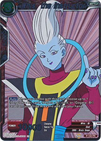 Whis, the Instructor (P-103) [Promotion Cards] | Total Play