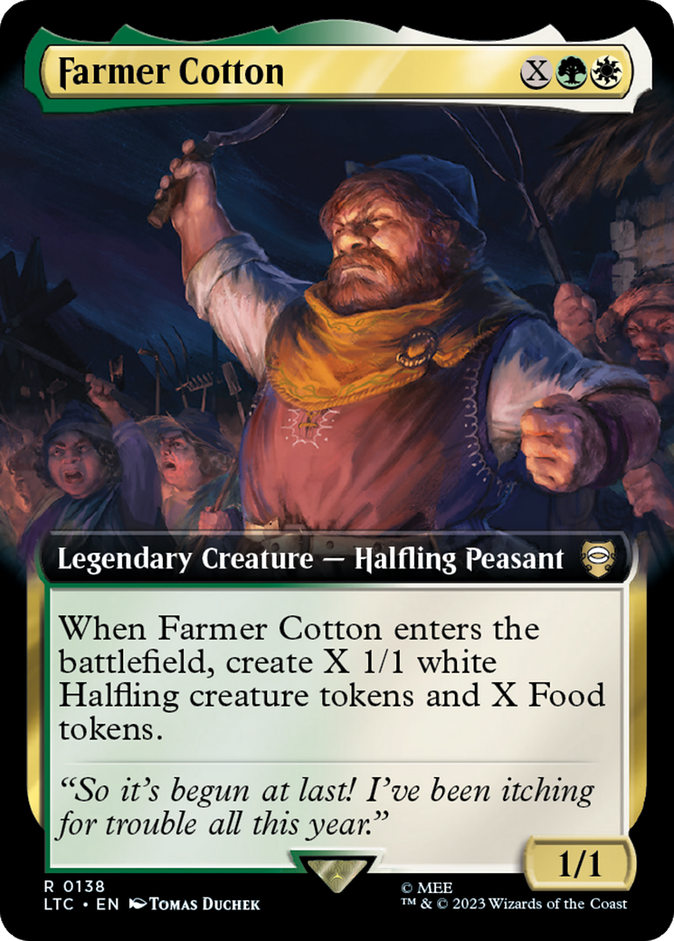 Farmer Cotton (Extended Art) [The Lord of the Rings: Tales of Middle-Earth Commander] | Total Play