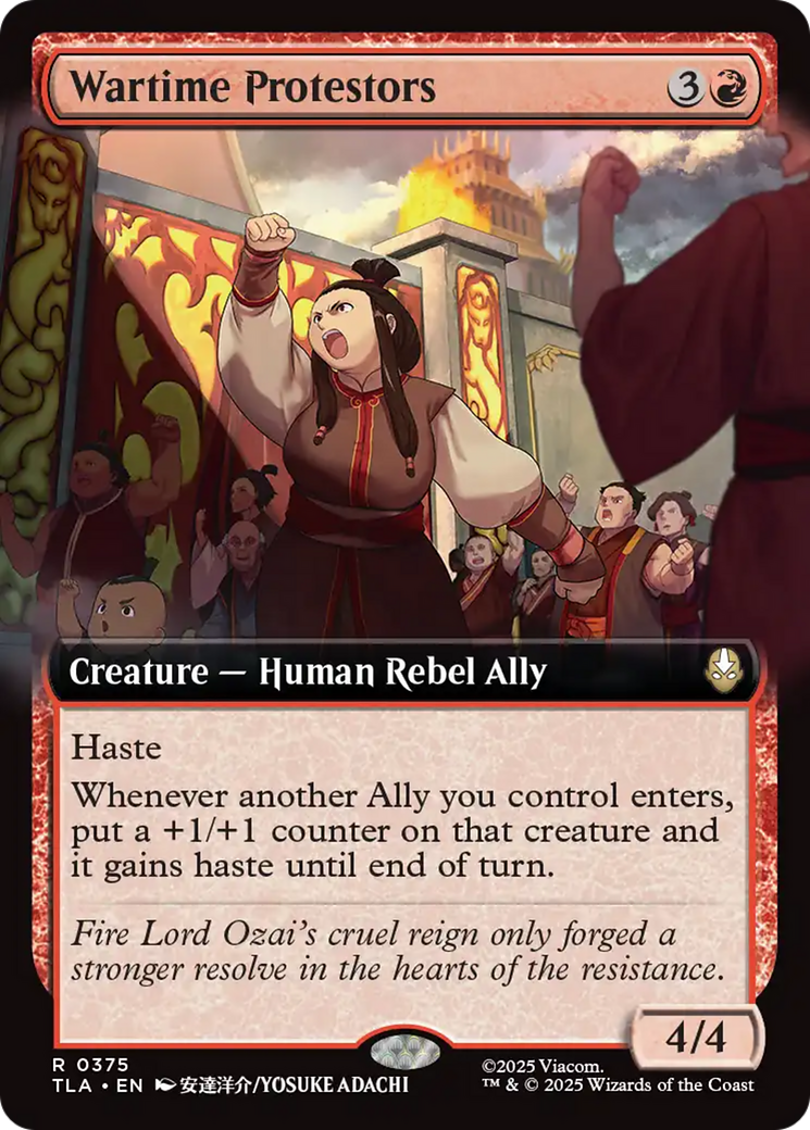 Wartime Protestors (Extended Art) [Avatar: The Last Airbender] | Total Play