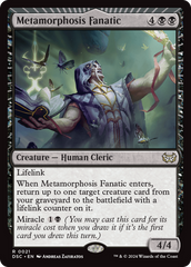 Metamorphosis Fanatic [Duskmourn: House of Horror Commander] | Total Play