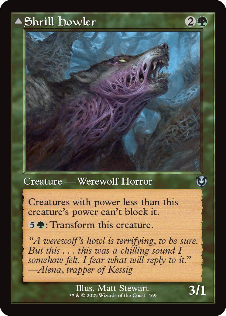 Shrill Howler // Howling Chorus (Retro Frame) [Innistrad Remastered] | Total Play