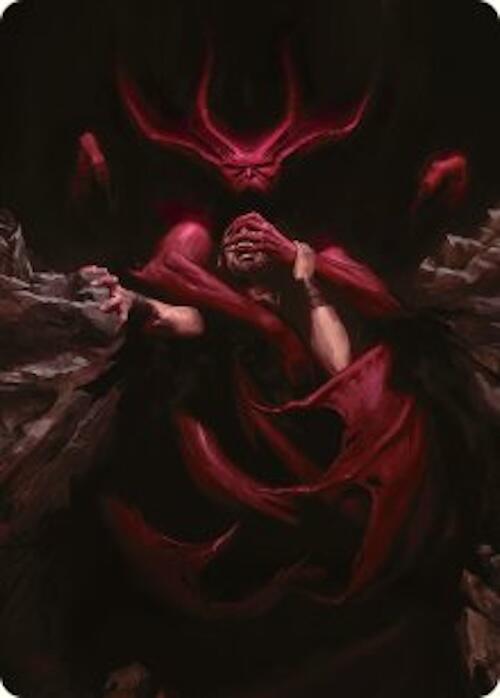 Infernal Grasp Art Card [Innistrad Remastered Art Series] | Total Play