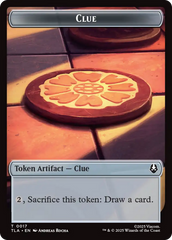Monk // Clue (0017) Double-Sided Token [Avatar: The Last Airbender Tokens] | Total Play