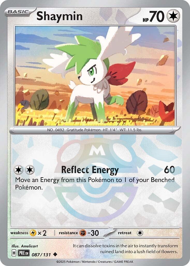 Shaymin (087/131) (Master Ball Pattern) [Scarlet & Violet: Prismatic Evolutions] | Total Play