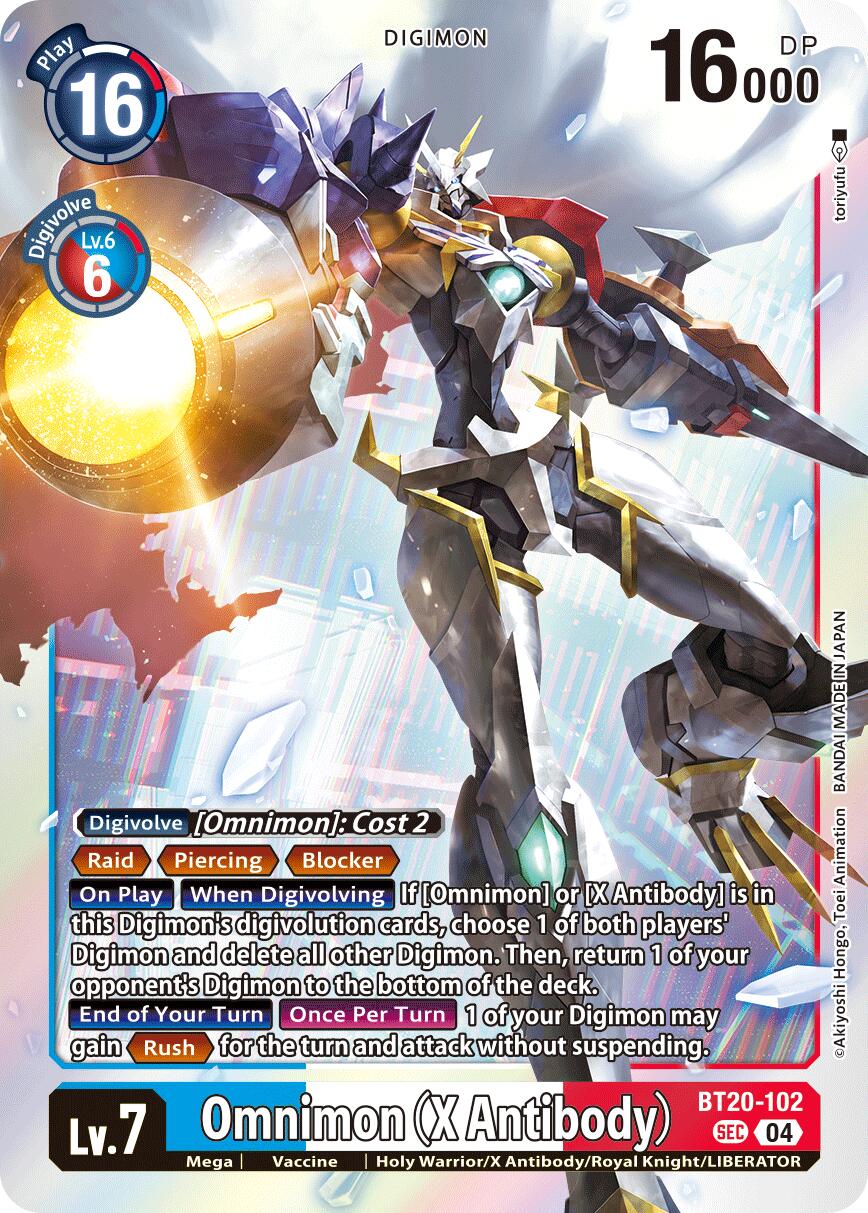 Omnimon [BT20-102] (X Antibody) [Release Special Booster Ver.2.5] | Total Play