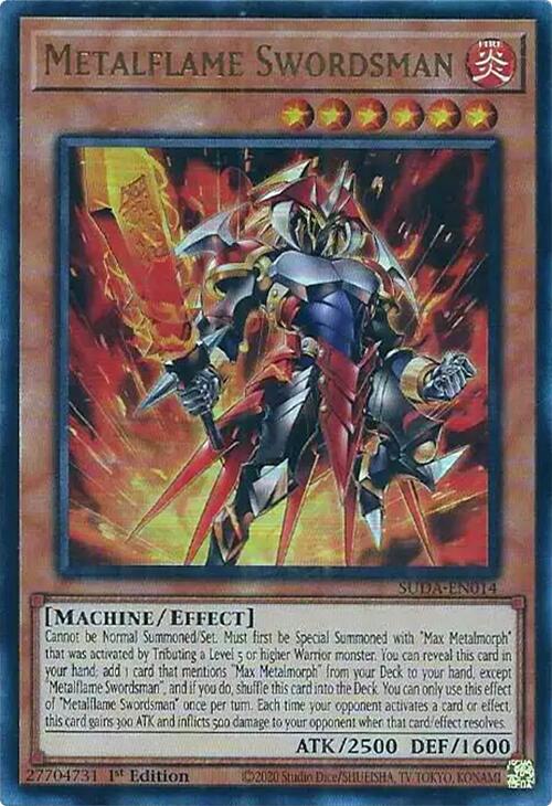 Metalflame Swordsman [SUDA-EN014] Ultra Rare | Total Play