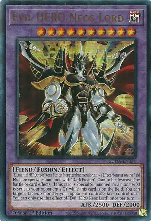 Evil HERO Neos Lord [SUDA-EN031] Ultra Rare | Total Play