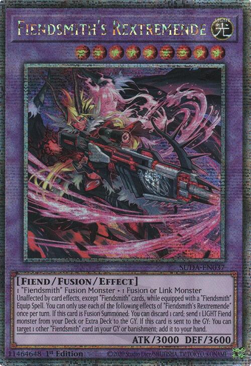 Fiendsmith's Rextremende (Quarter Century Secret Rare) [SUDA-EN037] Quarter Century Secret Rare | Total Play