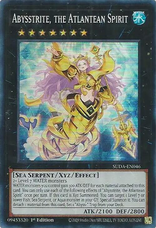 Abysstrite, the Atlantean Spirit [SUDA-EN046] Super Rare | Total Play