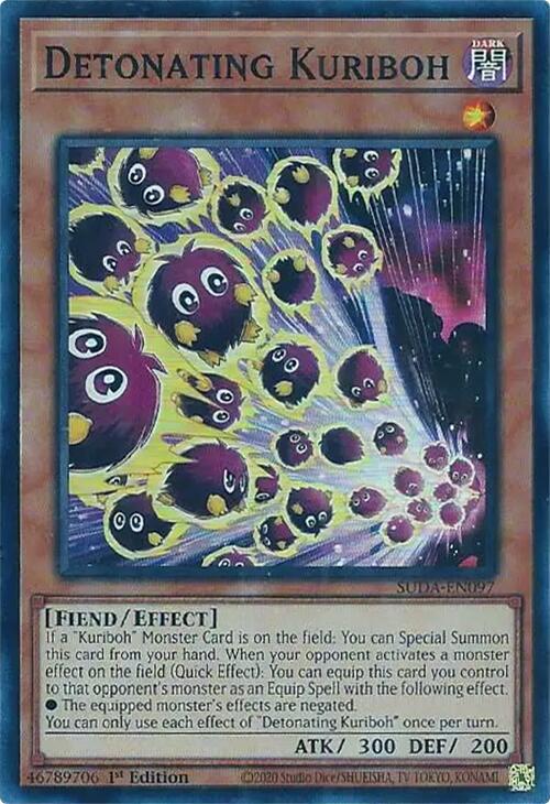 Detonating Kuriboh [SUDA-EN097] Super Rare | Total Play