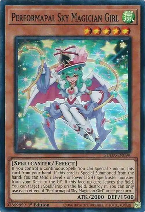 Performapal Sky Magician Girl [SUDA-EN099] Super Rare | Total Play