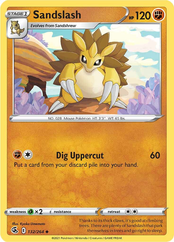 Sandslash (132/264) [Sword & Shield: Fusion Strike] | Total Play