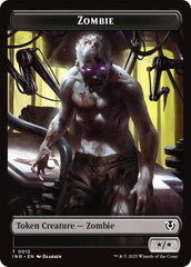 Zombie (0011) // Zombie (0012) Double-Sided Token [Innistrad Remastered Tokens] | Total Play