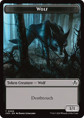 Wolf (0009) // Wolf (0018) Double-Sided Token [Innistrad Remastered Tokens] | Total Play